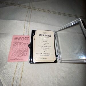 VINTAGE OLD MAID CARD GAME WHITMAN PUBLISHING CO 1950'S 20 PAIRS